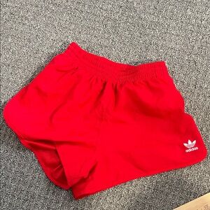 Adidas Bold Red Sports Shorts